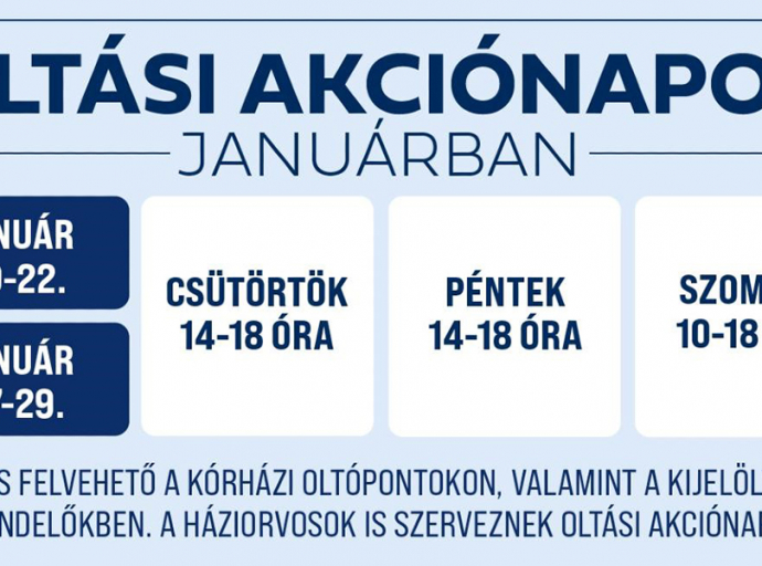 Oltási akciónapok