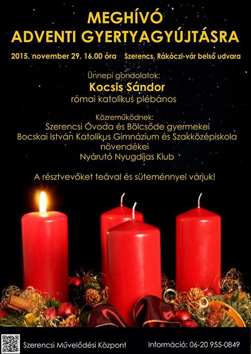 Advent első vasárnapja Szerencs