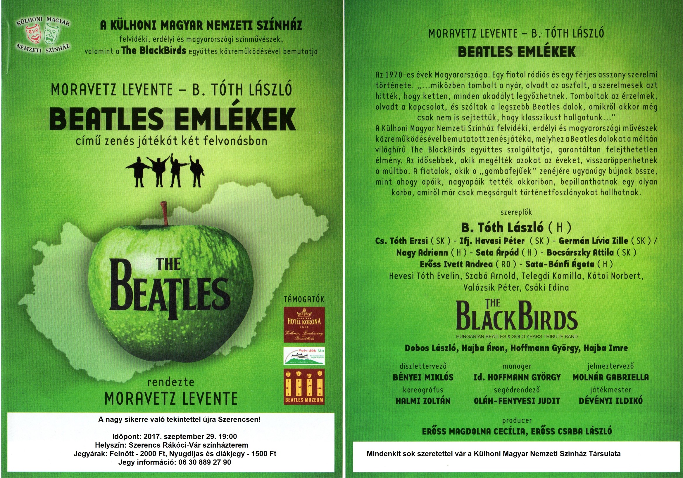 Beatles emlékek c. zenés játék - Szerencs