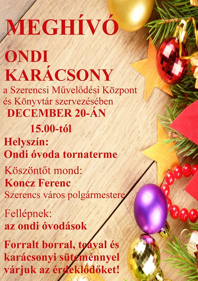 Ondi karácsonyi ünnepség