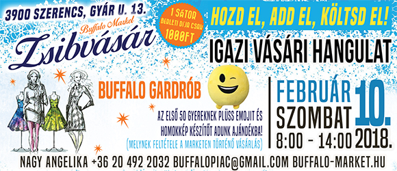 Buffalo Market Zsibvásár 2018.02.10.