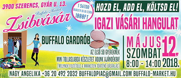 Buffalo Market Zsibvásár 2018.05.12.