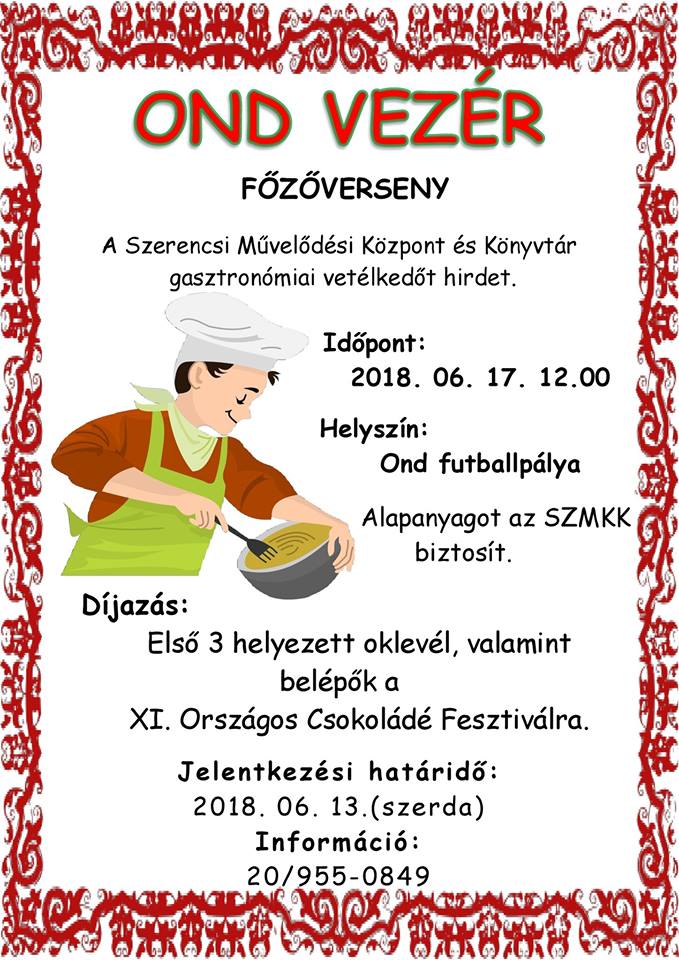 Ondi falunap - főzőverseny