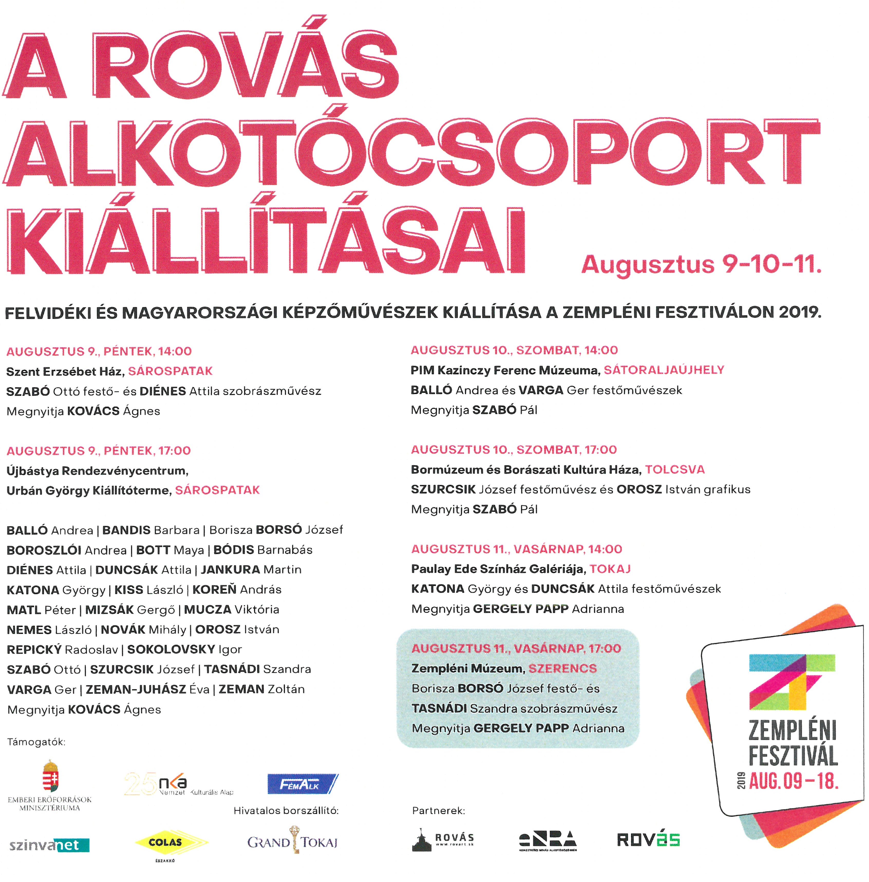 Kiállításmergnyitó 20190811 Szerencs
