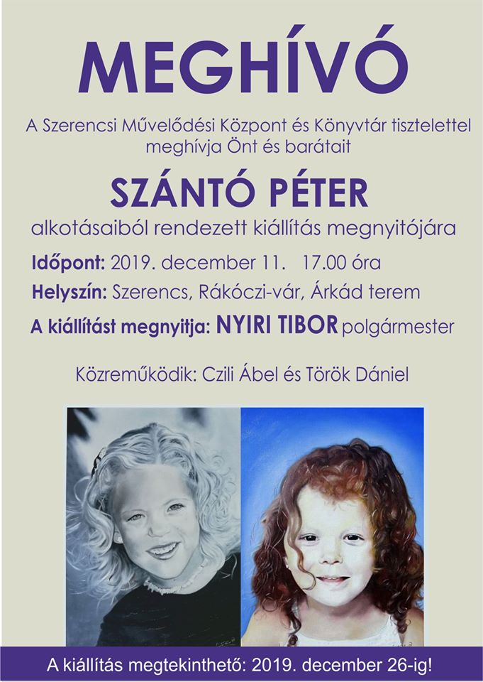 Szántó Péter kiállításmegnyitó