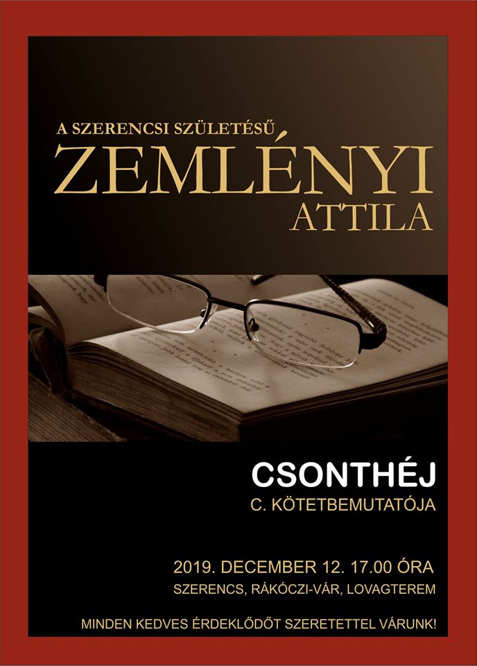 Zemlényi Attila kötetbemutató