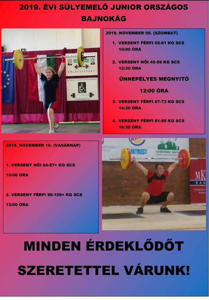 Súlyemelő Junior Országos Bajnokság
