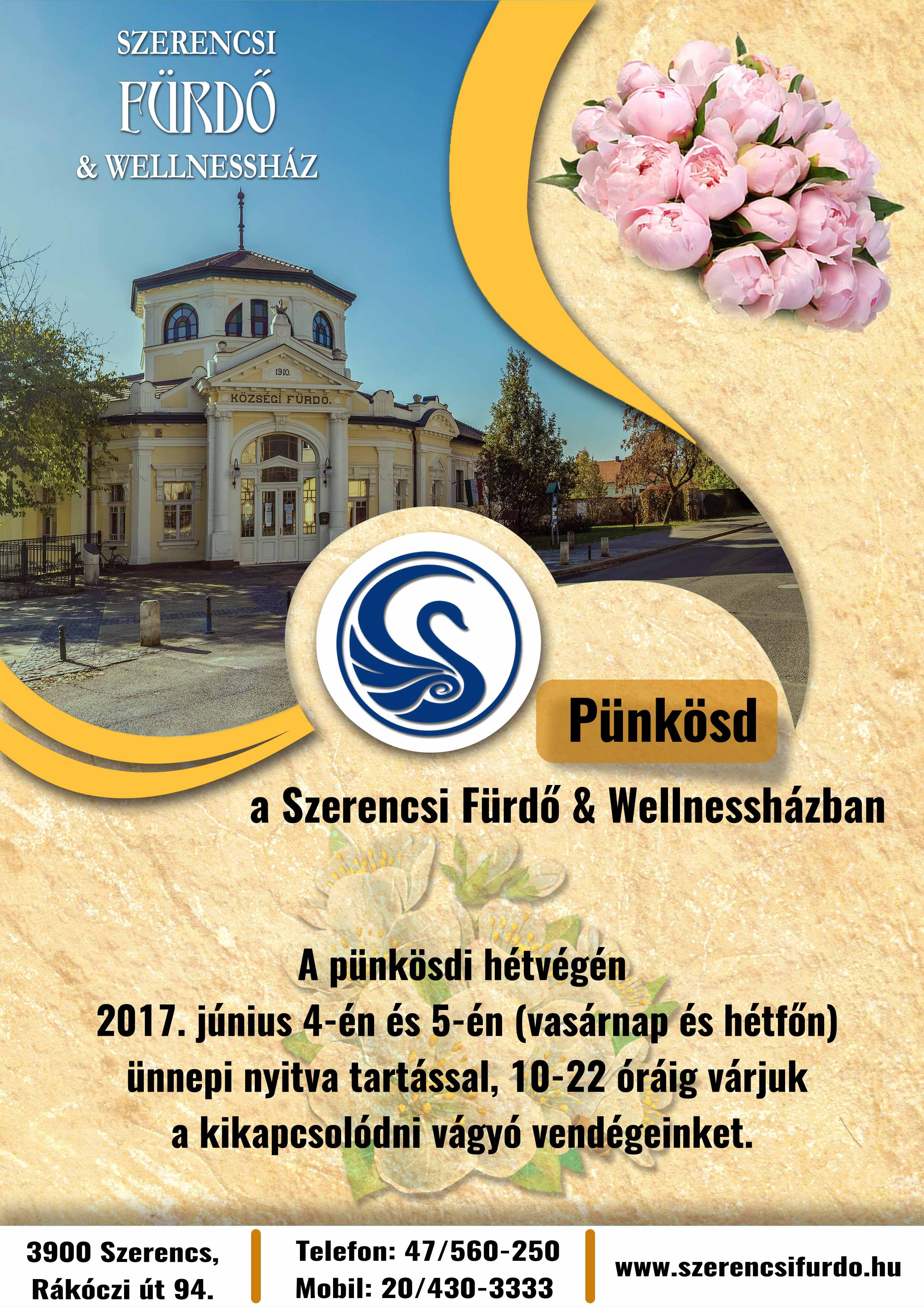 Pünkösd a Szerencsi Fürdő és Wellnessházban